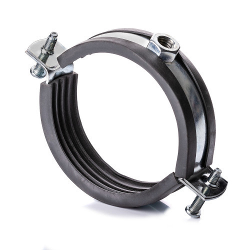 Obejma metalowa z gumą